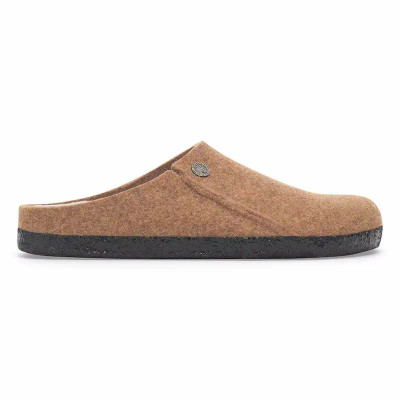 Birkenstock Zermatt Clog – Wool Shearling Toffee Melange – Women's