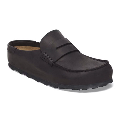 Birkenstock Naples 2.0 Clog – Black Oiled Leather – Men’s