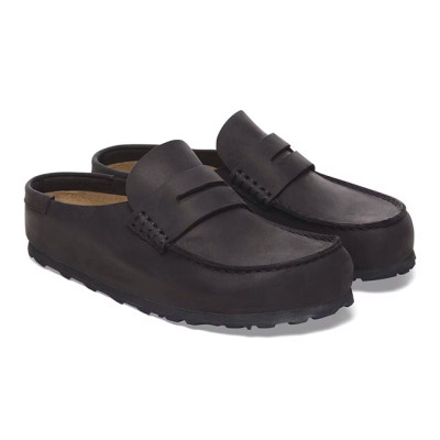 Birkenstock Naples 2.0 Clog – Black Oiled Leather – Men’s