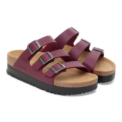 Birkenstock Women's Florida Platform Zinfandel Birko-Flor Sandal