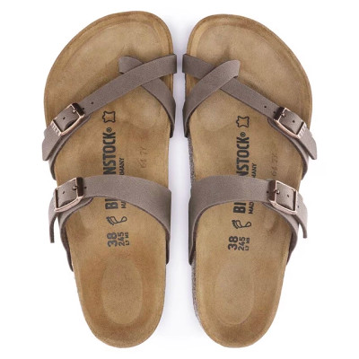 Birkenstock Mayari Sandal – Birkibuc Mocha – Women’s