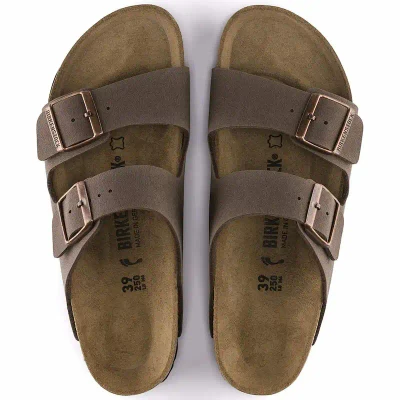 Birkenstock Arizona Sandal  – Mocha Birkibuc  – Unisex