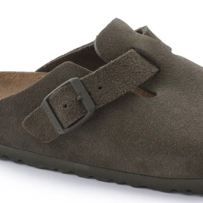 Birkenstock Men's Boston Thyme Suede Leather Clog