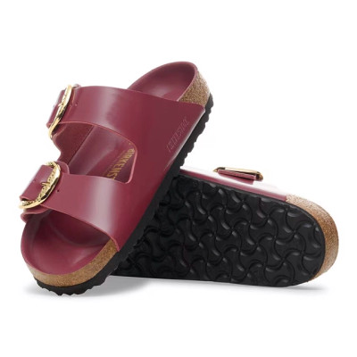 Birkenstock Arizona Sandal – Hammered Big Buckle High-Shine Zinfandel – Women’s