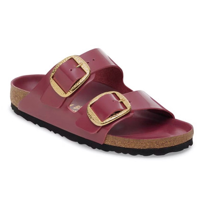 BIRKENSTOCK SAUNDERS☆ソーンダース☆38☆新品・箱付 Birkenstock Arizona Hammered Big Buckle High-Shine Zinfandel
