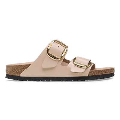 Birkenstock Women's Arizona Big Buckle High Shine New Beige Sandal