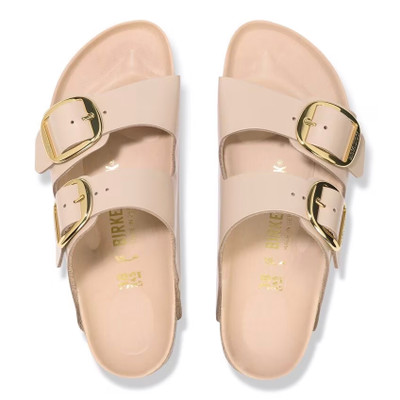 Birkenstock Women's Arizona Big Buckle High Shine New Beige Sandal