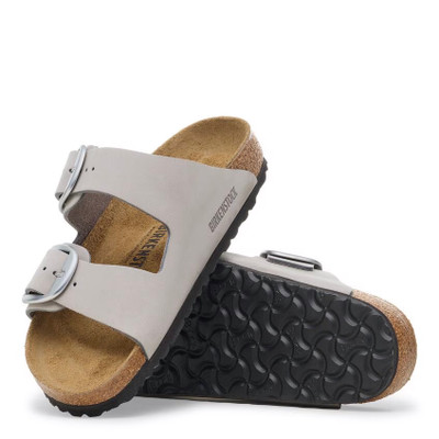 Birkenstock Women's Arizona Big Buckle Stone Coin Nubuck Leather Sandal