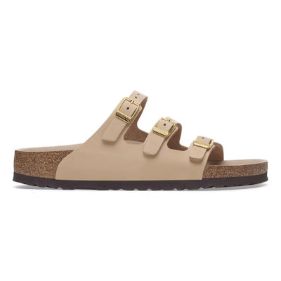 Birkenstock Women's Florida HEX Sandcastle Nubuck Leather Sandal