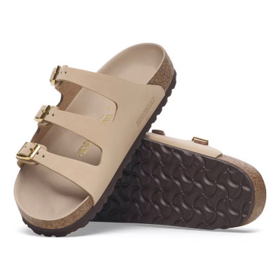 Birkenstock Women's Florida HEX Sandcastle Nubuck Leather Sandal