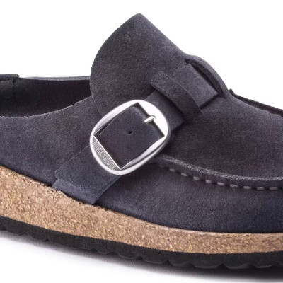 Birkenstock Women's Buckley Navy Suede Leather Clog Birkenstock Women's Buckley Navy Suede Leather Clog