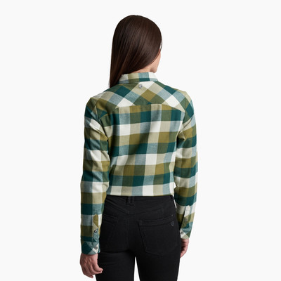 Kuhl Women's Darcy Flannel Long Sleeve Shirt - Meadow Kuhl Women's Darcy Flannel Long Sleeve Shirt - Meadow