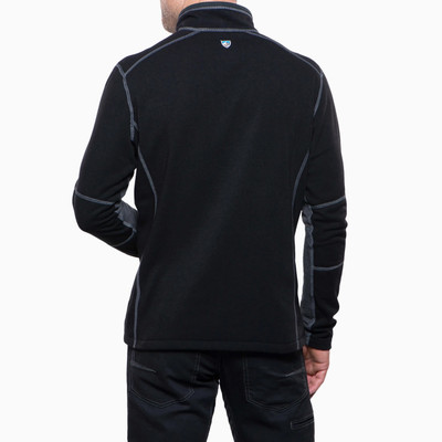 Kuhl Men's Revel 1/4 Zip Fleece - Black/Steel