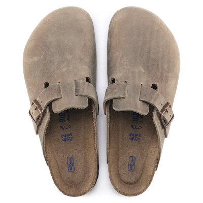 Birkenstock Boston Soft Footbed – Unisex Clog – Tobacco Oiled Leather