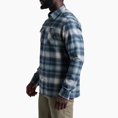 Kuhl Men's Dillingr Flannel Long Sleeve Shirt - Fog Harbor Kuhl Men's Dillingr Flannel Long Sleeve Shirt - Fog Harbor