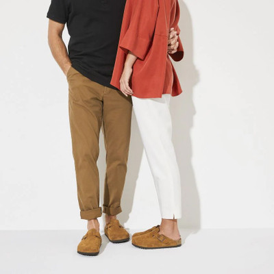 Birkenstock Boston Soft Footbed Clog – Mink Suede Leather – Unisex