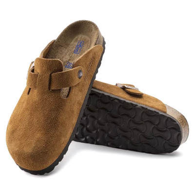 Birkenstock Boston Soft Footbed Clog – Mink Suede Leather – Unisex
