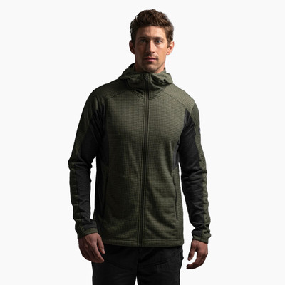 Kuhl Men's Reactiv Grid Full Zip Hoodie - Moss Stone Kuhl Men's Reactiv Grid Full Zip Hoodie - Moss Stone