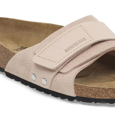 Birkenstock Women's Oita Braided Light Rose Suede Leather Sandal