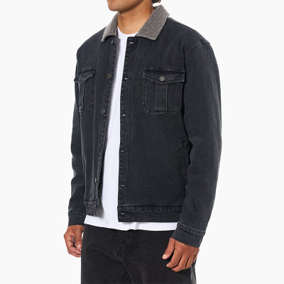 Katin Men's Harris Denim Jacket - Washed black