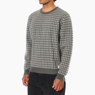 Katin Men's Check Sweater - Gray Green