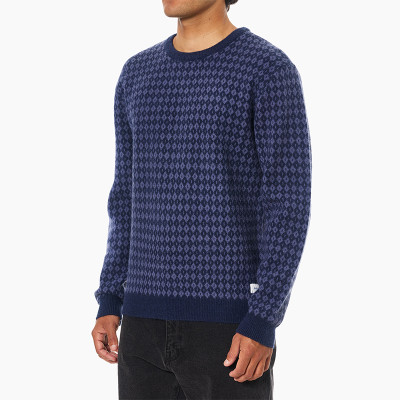 Katin Men's Check Sweater - Polar Navy