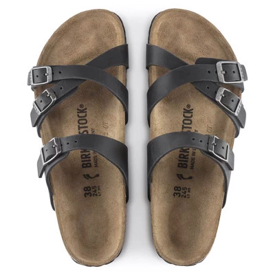 Birkenstock Franca – Women’s Sandal – Black Oiled Leather