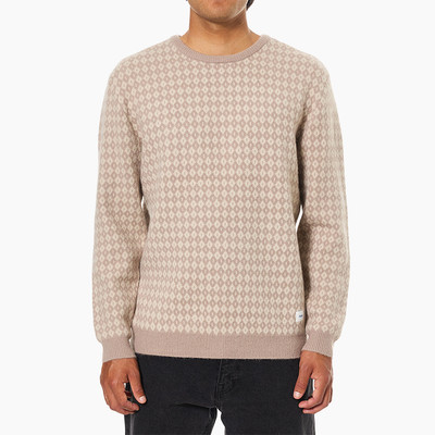 Katin Men's Check Sweater - Vintage Khaki