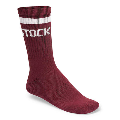 Birkenstock Cotton crew Stripe Zinfandel Eggshell Socks