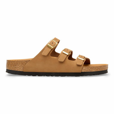 Birkenstock Florida Sandal – Nubuck Leather Mink – Women’s