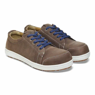 Birkenstock QS 500 Steel Toe Shoe  – Brown Oiled Nubuck Leather   – Men's