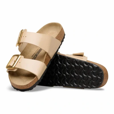 Birkenstock Sydney Luxe Sandal – Birko Flor Patent Sand – Women’s
