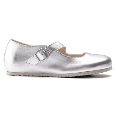 Birkenstock Women's Tracy Silver Leather Shoe