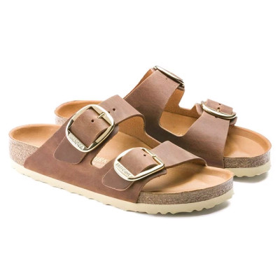 Birkenstock Arizona Big Buckle – Women’s Sandal – Cognac Oiled Leather