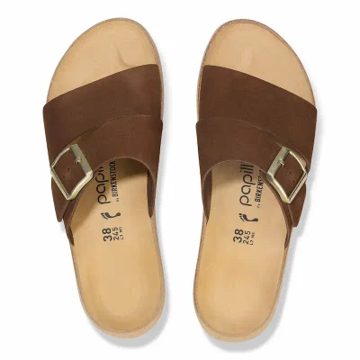Birkenstock Almina Sandal – Dark Tea Nubuck – Women's