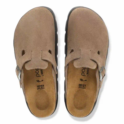 Birkenstock Boston Chunky Clog – Gray Taupe – Women's