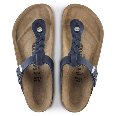 Birkenstock Gizeh Braided – Women’s Sandal – Navy Oiled Leather