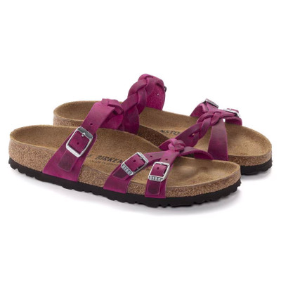 Birkenstock Franca Braided Sandal – Festival Fuchsia Oiled Leather – Women’s
