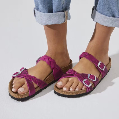 Birkenstock Franca Braided Sandal – Festival Fuchsia Oiled Leather – Women’s