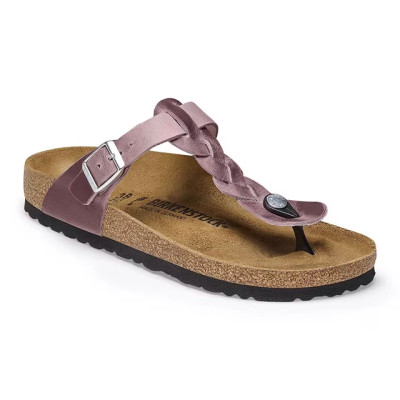 Birkenstock Gizeh Braided Sandal – Oiled Leather Lavender – Women’s