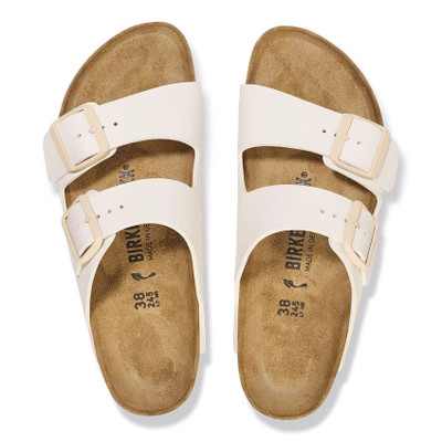 Birkenstock Women's Arizona Birko-Flor Eggshell Sandal