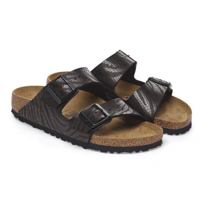 Birkenstock Arizona Sandal – Silky Zebra Black – Women’s