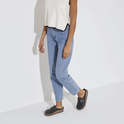 Birkenstock Buckley Clog – Black Oiled Leather – Women’s