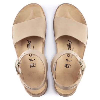 Birkenstock Women's Glenda Sandcastle Nubuck Leather Sandal
