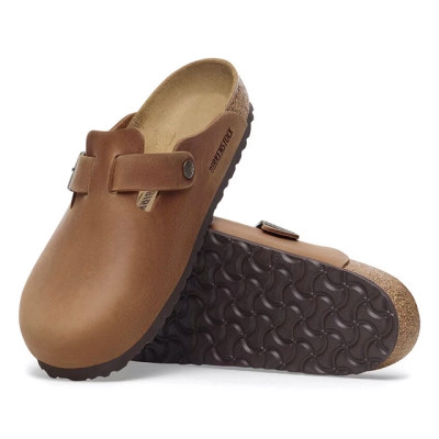Birkenstock Boston Clog – Cognac Oiled Leather – Women’s