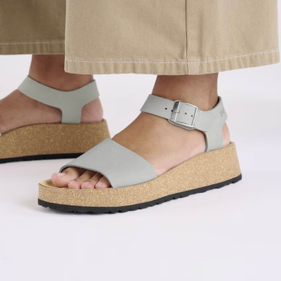 Birkenstock Women's Glenda Pure Sage Nubuck Leather Sandal