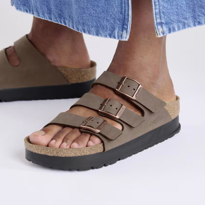 Birkenstock Florida Sandal – PAP Flex Platform Nubuck Mocha – Women’s