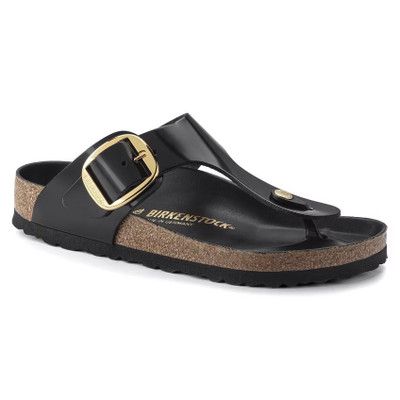 Birkenstock Gizeh Big Buckle Sandal – High Shine Black – Women’s
