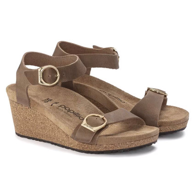 Birkenstock Women's Soley Ring Buckle Cognac Oiled Leather Sandal
