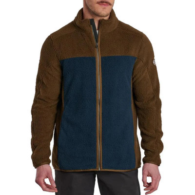 Kuhl Men's Infiltrator Fleece Jacket - Dark Khaki/Blue Spruce
